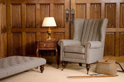 Fauteuil classique - DUNMORE - Tetrad Associates - en cuir / en tissu / à oreilles