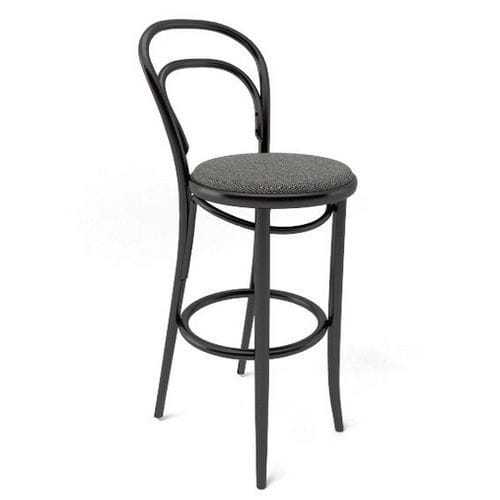 Chaise de bar classique - 14  - TON a.s. - d'intérieur / en tissu / en cuir