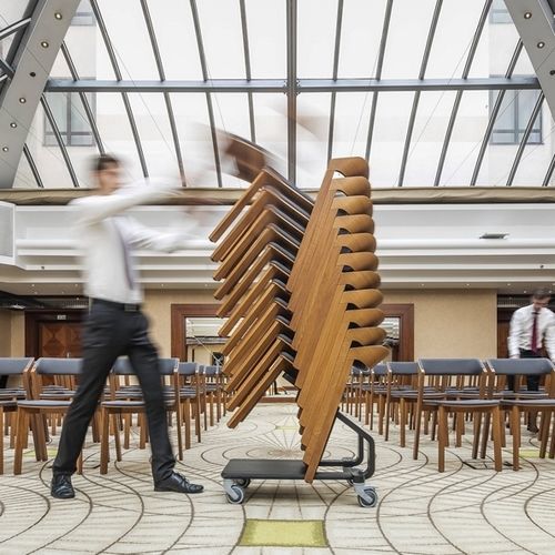 Chariot porte-chaises - Merano  - TON a.s. - professionnel / en hêtre