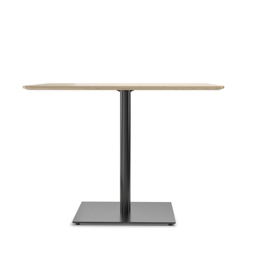 Table bistrot contemporaine - 421 634 - TON a.s. - en chêne / en hêtre / avec piètement en acier