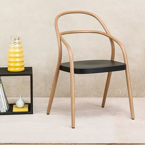 Chaise de salle à manger contemporaine - 002  - TON a.s. - d'intérieur / en hêtre / en bois courbé