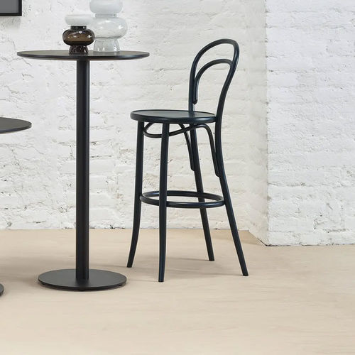 Chaise de bar classique - 14  - TON a.s. - d'intérieur / en hêtre / avec piètement en hêtre