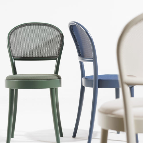 Chaise de salle à manger contemporaine - 314 - TON a.s. - d'intérieur / en bois courbé / avec piètement en bois