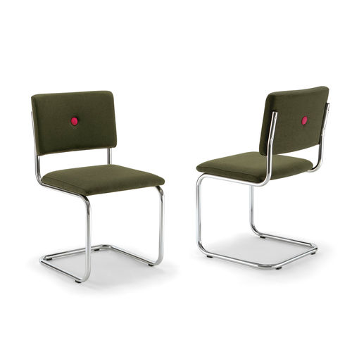 Chaise visiteur contemporaine - CESKA-01 - Torre - d'intérieur / en tissu / en cuir