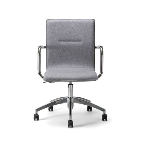 Chaise de bureau contemporaine - CHLOE 106 - Torre - en tissu / en cuir / tapissée