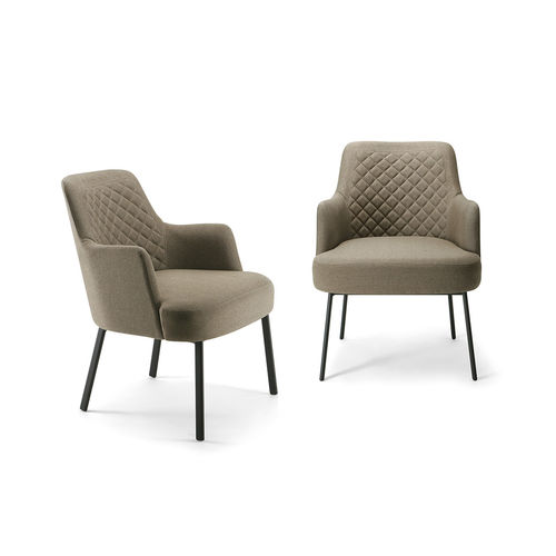 Fauteuil visiteur contemporain - DA VINCI-03 112 - Torre - en cuir / en tissu / professionnel