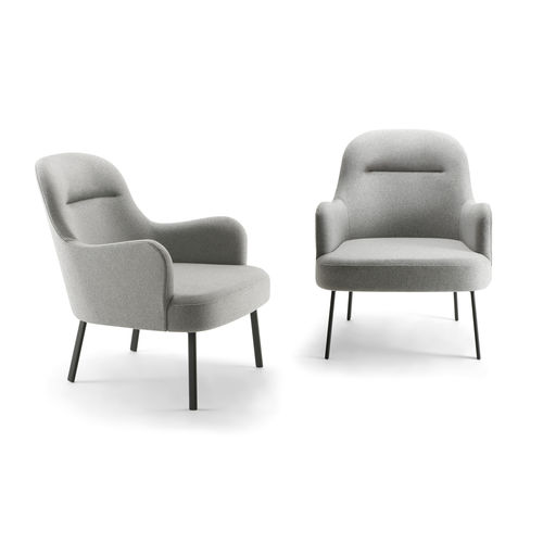 Fauteuil visiteur contemporain - DA VINCI-05 112 - Torre - en cuir / en tissu / professionnel