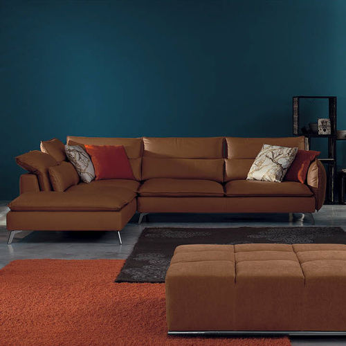 Canapé modulable - ALADINE - Valmori - contemporain / en cuir / inclinable