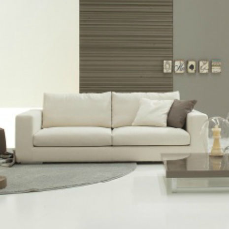 Canapé d'angle - SOHO - Valmori - contemporain / en tissu / en cuir