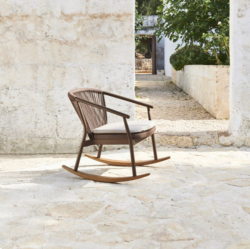 Fauteuil à bascule - SMART - Varaschin - contemporain / en tissu synthétique / en aluminium