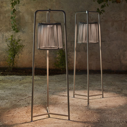 Lampe sur pied - TIBIDABO  - Varaschin - en aluminium peint / en corde / contemporaine