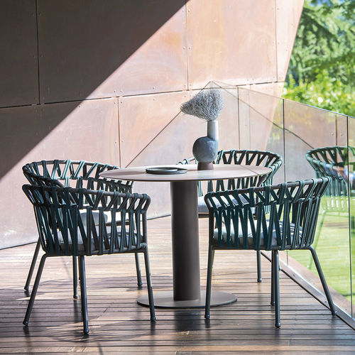 Pied de table en acier - BIG  - Varaschin - contemporain / pour table basse / à base ronde