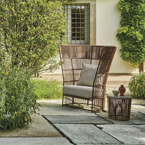 Fauteuil contemporain - TIBIDABO - Varaschin - en tissu / en aluminium / en corde