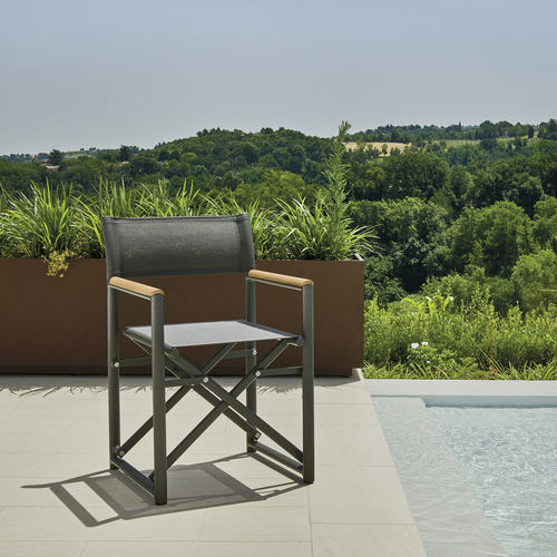 Chaise de metteur en scène - VICTOR - Varaschin - contemporaine / de jardin / de terrasse