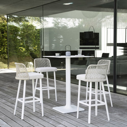 Chaise de bar contemporaine - EMMA - Varaschin - de jardin / de terrasse / pour plage de piscine