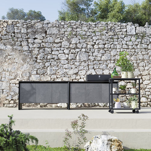 Cuisine d'extérieur - COOKING - Varaschin - contemporaine / en aluminium / en céramique