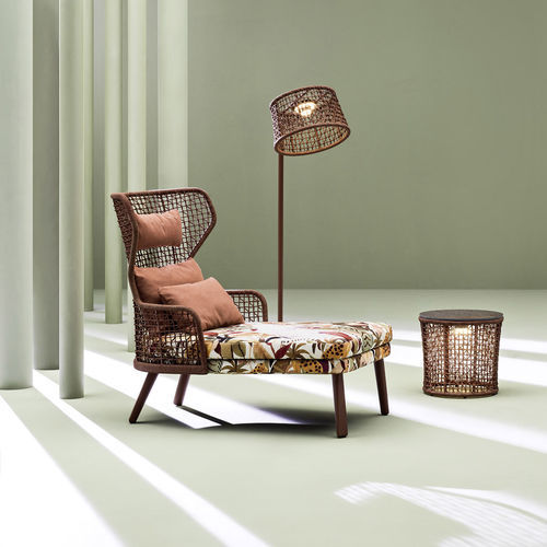 Fauteuil contemporain - EMMA  - Varaschin - en tissu / en corde / en fibres synthétiques