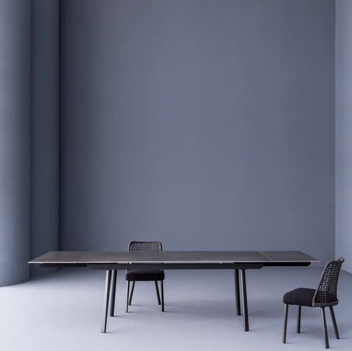 Table à rallonge - Emma  - Varaschin - contemporaine / en HPL / en céramique