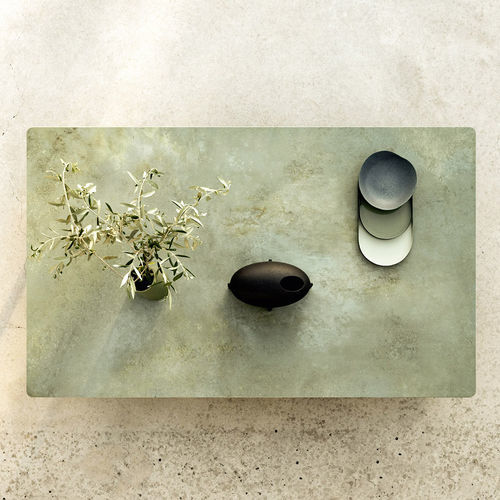 Table basse moderne - SUNMOON - Varaschin - en aluminium / avec piètement en aluminium / rectangulaire