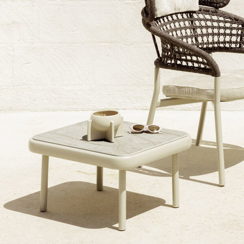 Table basse design minimaliste - PLINTO - Varaschin - en aluminium thermolaqué / avec piètement en aluminium / rectangulaire