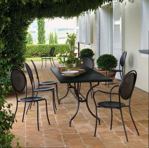 Chaise de jardin classique - PA100 - Vermobil - d'extérieur / en métal / empilable