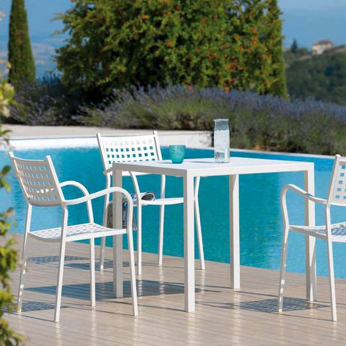 Chaise de jardin contemporaine - CH1550 - Vermobil - d'extérieur / en métal / empilable