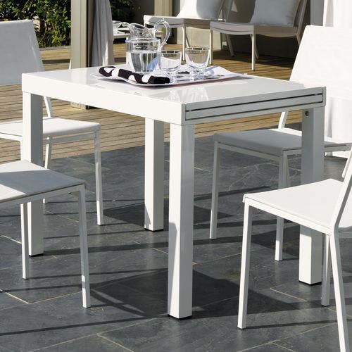Table contemporaine - SF2001 - Vermobil - en métal / rectangulaire / à rallonge
