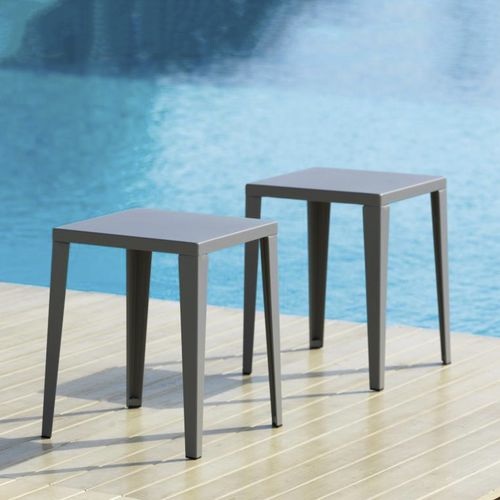 Tabouret classique - SK151 - Vermobil - avec piètement en métal / de jardin