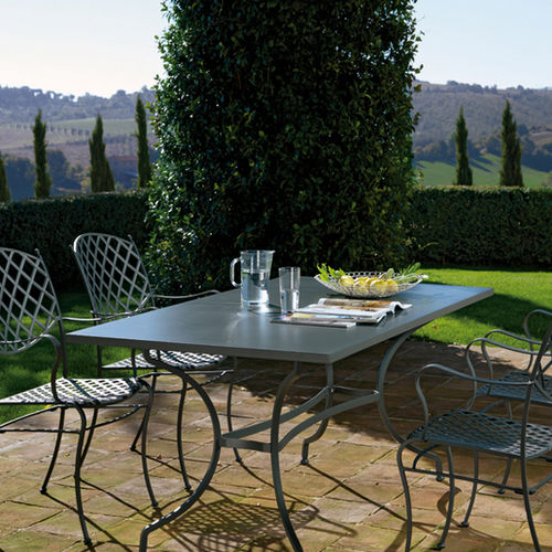 Table classique - AS3180 - Vermobil - en métal / rectangulaire / de jardin