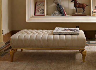 Banquette classique - VITTORIA - Volpi - en cuir / blanche
