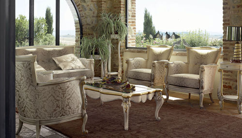 Canapé de style - BOEMIA  - Volpi - en tissu / beige / en noyer