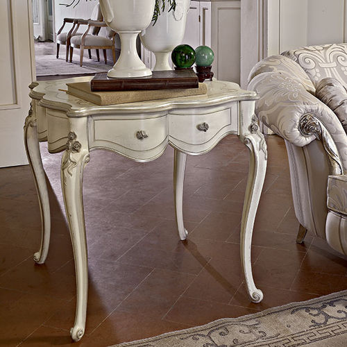 Table d'appoint de style - CAPRI   - Volpi - en bois laqué / carrée / résidentielle
