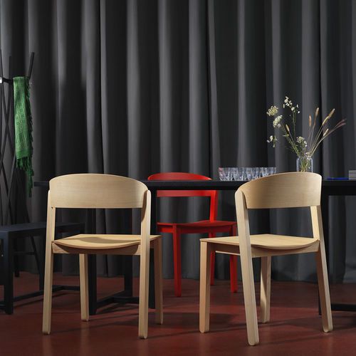 Chaise contemporaine - Pur - Zilio A&C - d'intérieur / en frêne / en hêtre