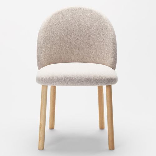 Chaise de salle à manger contemporaine - Nasu - Zilio A&C - d'intérieur / en tissu / avec piètement en frêne