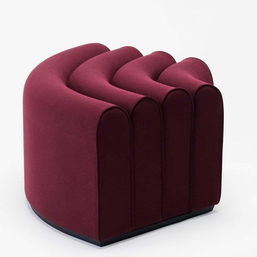 Pouf contemporain - Arkad - Zilio A&C - en tissu / d'angle / par Note Design Studio