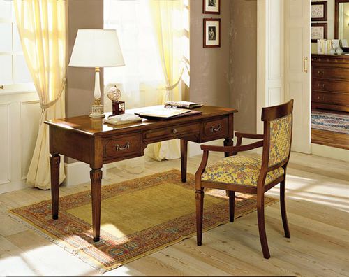 Bureau de style - ART. 20/64 - Zilio Mobili - en bois / 4 pieds / multimédia