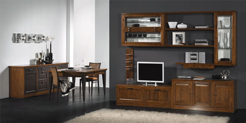 Ensemble TV mural classique - IDEA PLUS - Zilio Mobili - en bois