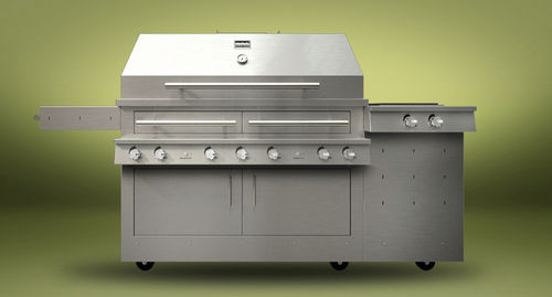 Barbecue multicombustible - K1000HS - KALAMAZOO OUTDOOR GOURMET - fixe / en métal