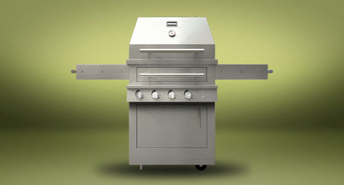 Barbecue multicombustible - K500HT - KALAMAZOO OUTDOOR GOURMET - sur roulettes / en métal