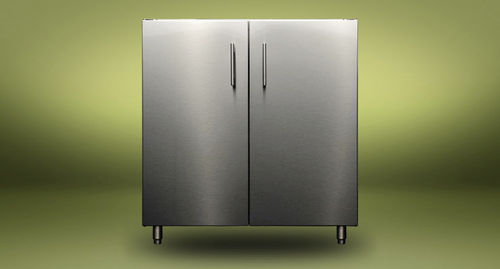 Meuble évier en acier inox - K-SNKDBL-30 - KALAMAZOO OUTDOOR GOURMET - pour jardin