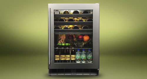 Réfrigérateur sous plan - K-HP24CO-3 - KALAMAZOO OUTDOOR GOURMET - résidentiel / en pose libre / vitré