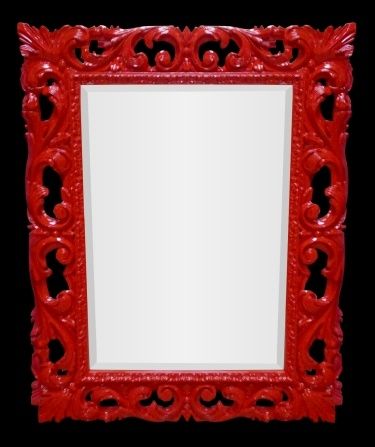 Miroir mural - NOBEL - David Style - design nouveau baroque / rectangulaire / en bois laqué