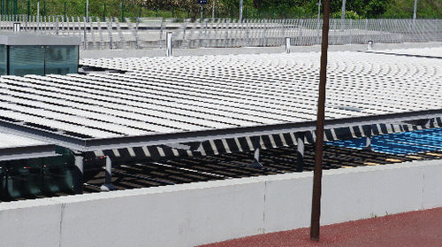 Brise-soleil en composite ciment verre - Betsinor - pour toiture / horizontal