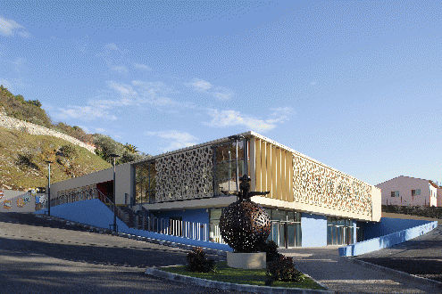 Brise-soleil en composite - Betsinor - pour façade / perforé
