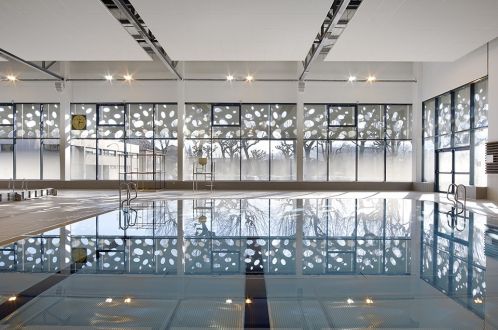 Brise-soleil en béton fibré - BFUP - Betsinor - pour façade / perforé