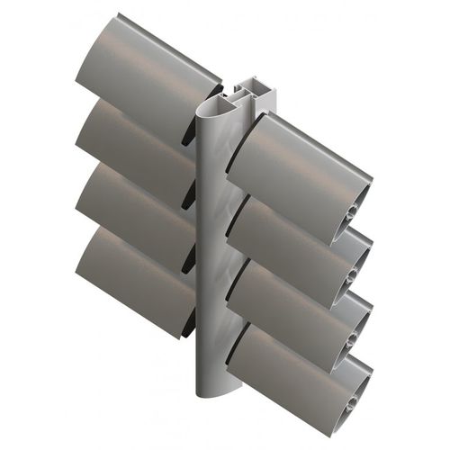 Brise-soleil en aluminium - FEAL SUN 55 - FEAL Croatia Ltd. - pour façade / vertical / horizontal