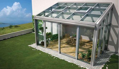 Véranda autoportée - WINTER GARDEN - FEAL Croatia Ltd. - en verre / en aluminium