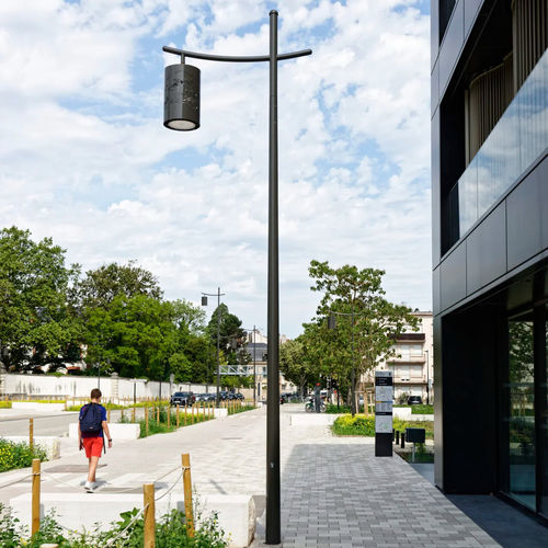 Lampadaire urbain - ORNA - Eclatec - contemporain / en PMMA / en polycarbonate
