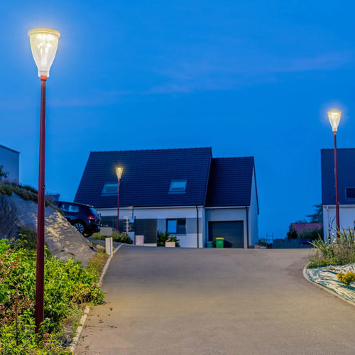 Lampadaire urbain - ZEN - Eclatec - contemporain / en polycarbonate / en aluminium