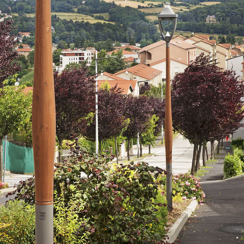 Lampadaire urbain - LEMPE&Auml; - Valmont France - contemporain / en acier / en bois